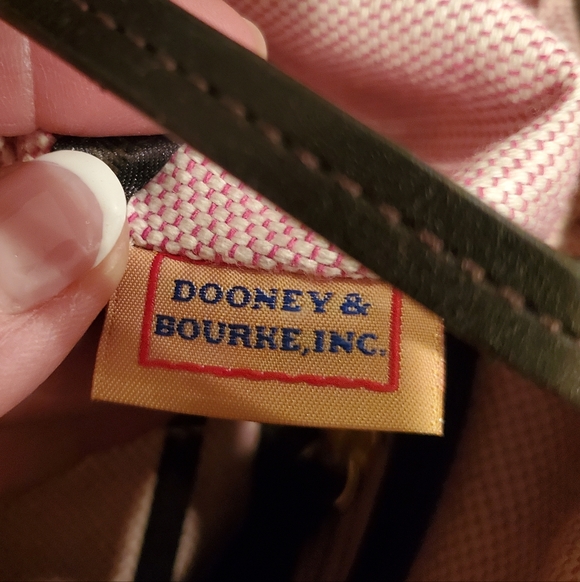 Dooney & Bourke Red & Brown Leather Croc Bag - Picture 10 of 10